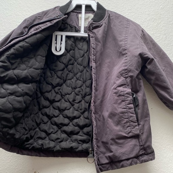 Zara Baby Let’s Be Creative long bomber jacket in black - Picture 3 of 4